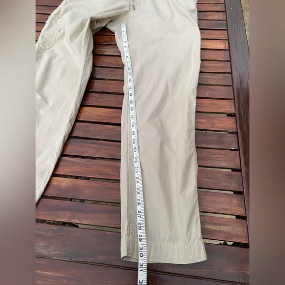 L.L.Bean Women's Stretch Ripstop Pull-On Pants, Slim-Leg reg Medium sandbar - Picture 11 of 12